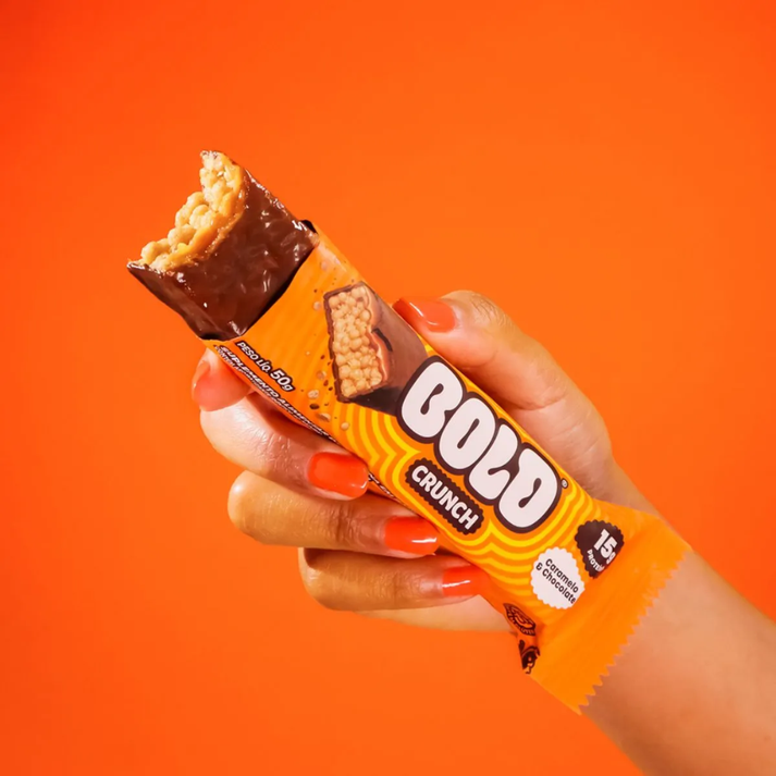 Bold Crunch Caramelo e Chocolate 50g Bold