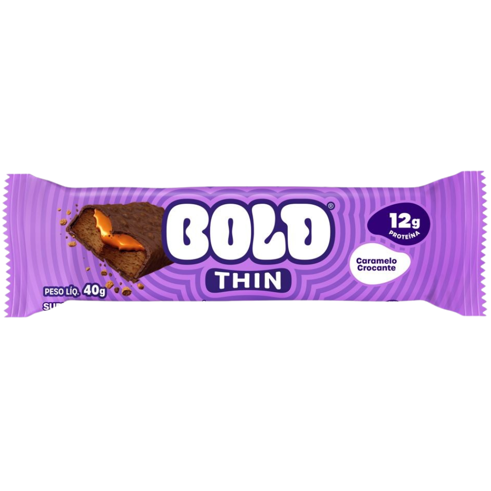 Barrinha Bold Thin Caramelo Crocante Bold