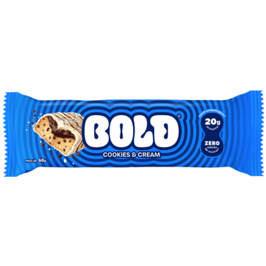Barra Bold Bar Cookies e Cream 60g Bold