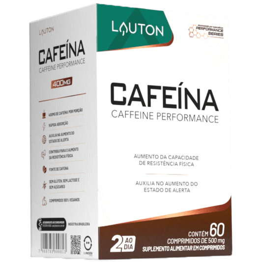 Cafeína 60 Cápsulas Lauton Lauton