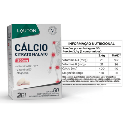 Calcitrax 60 Cápsulas 1200mg Lauton