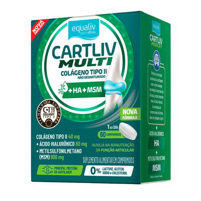 Cartliv Multi + Ha Colágeno Tipo 2 60 Cáps Equaliv