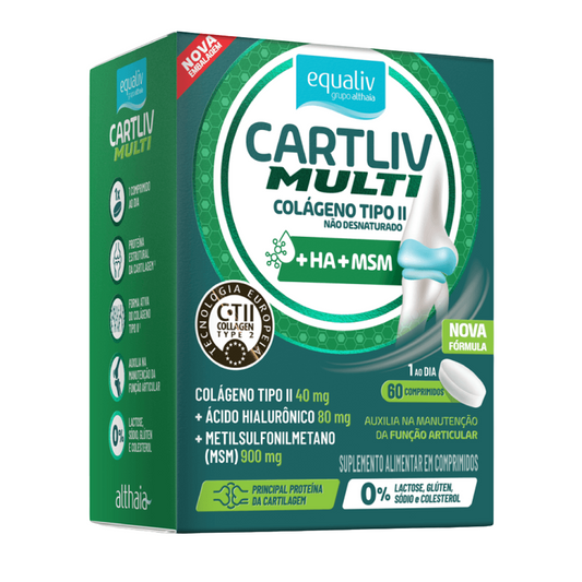 Cartliv Multi + Ha Colágeno Tipo 2 60 Cáps Equaliv