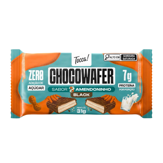 Chocowafer Sabor Amendoninho Black Tocca