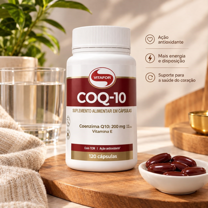 Coenzima Q10 120 Cápsulas Vitafor Vitafor