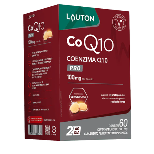 Coenzima Q10 Pro 100mg 60 Cápsulas Lauton