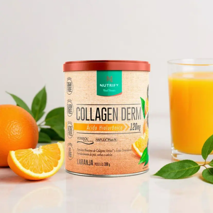 Collagen Derm Hialurônico Laranja 330G Nutrify Nutrify