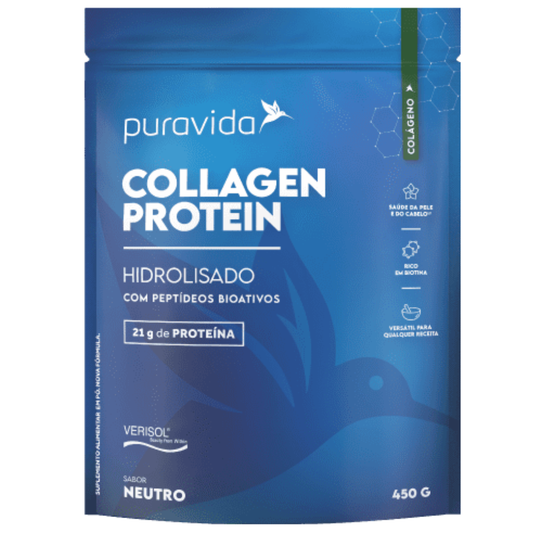 Collagen Protein Verisol Puro 450g Puravida