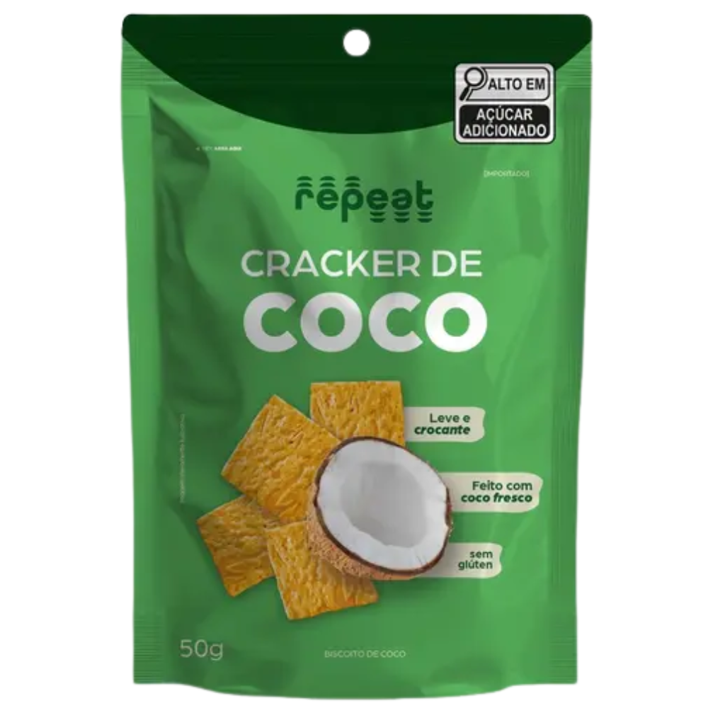 Cracker de Coco Original Repeat  50g