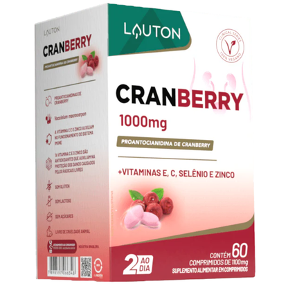 Cranberry 1000mg 60 Cápsulas Lauton Lauton
