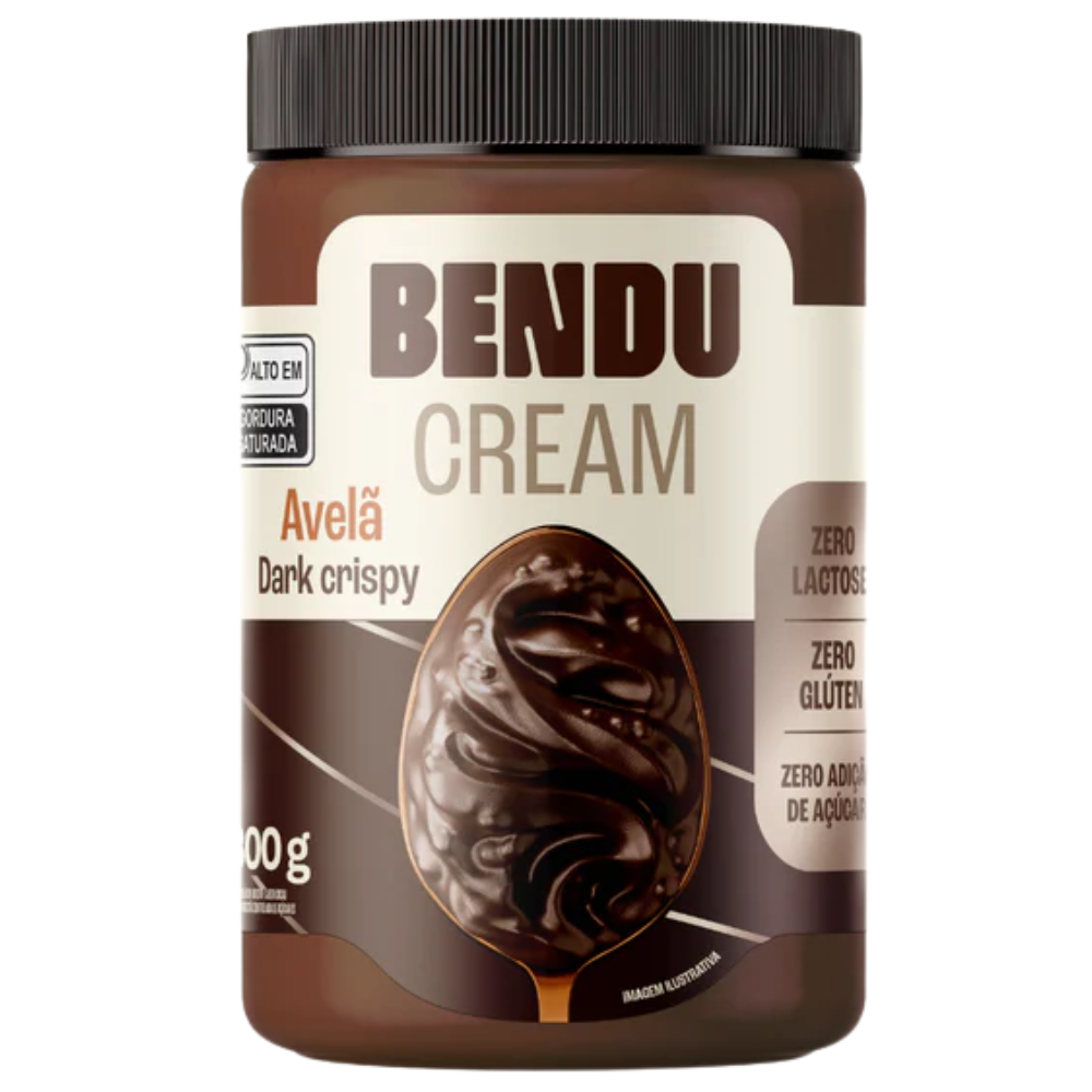 Creme de Avela Dark Crunchy 300g Bendu Bendu