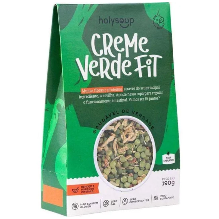 Sopa Creme Verde Fit 190g HolySoup Holy Soup