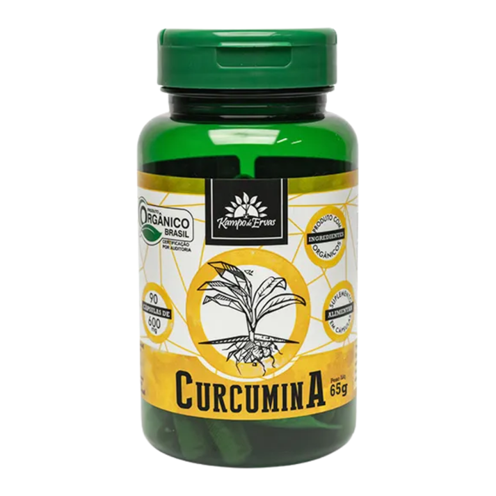 Curcumina 90 Cápsulas 600mg Kampo de Ervas Kampo de Ervas