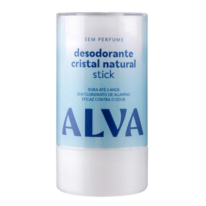 Desodorante Stick Cristal Natural 120g Alva