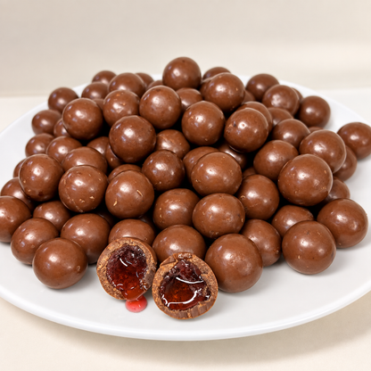 Dragee Licor Cereja Com Chocolate ao Leite 100g Emporio Aurea