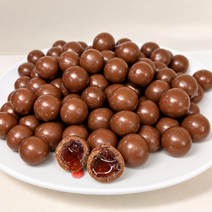 Dragee Licor Cereja Com Chocolate ao Leite 100g Emporio Aurea