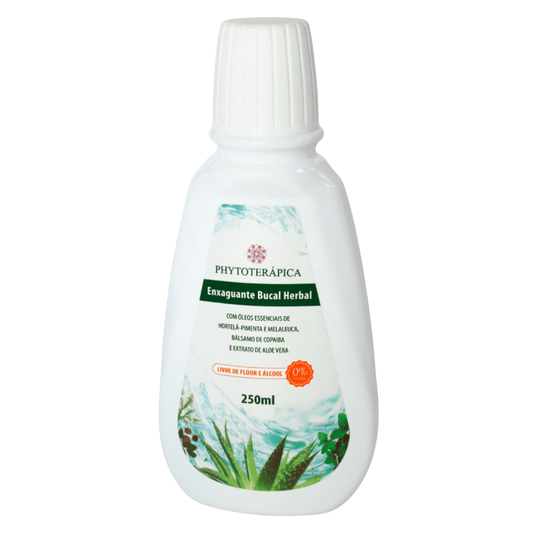 Enxaguante Bucal Herbal Melaleuca e Menta 250ml Phytoterápica Phytoterápica