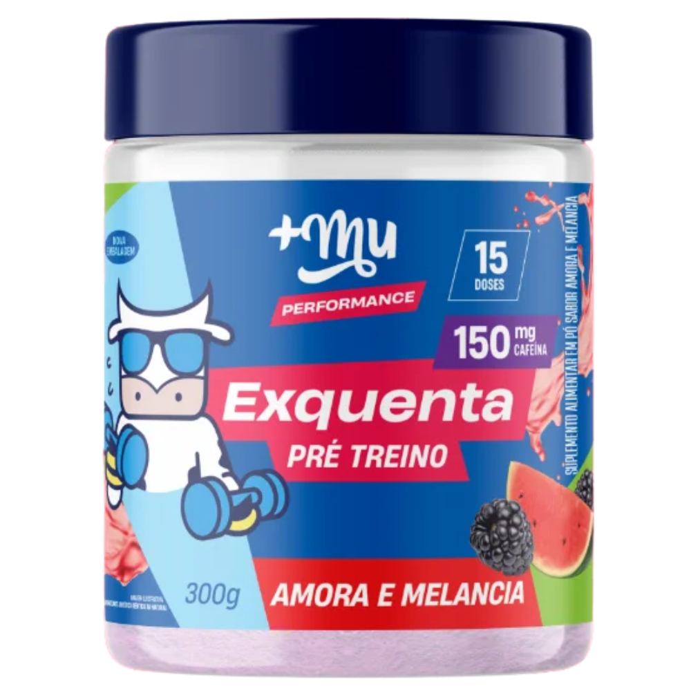 Exquenta Pré Treino Amora e Melancia Mais Mu MAISMU