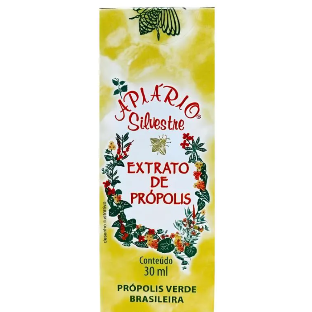 Extrato de Própolis Verde 30ml Apiário Silvestre Apiário Rupestre
