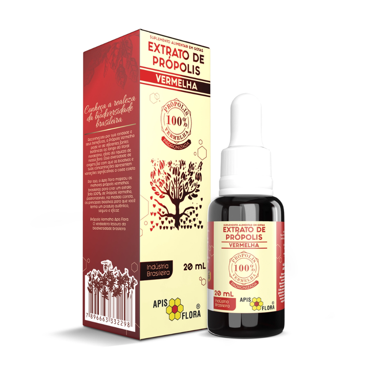 Extrato de Própolis Vermelho 20ml Apis Flora Apis Flora