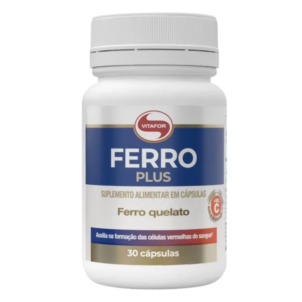 FERRO PLUS 30 Cápsulas Vitafor