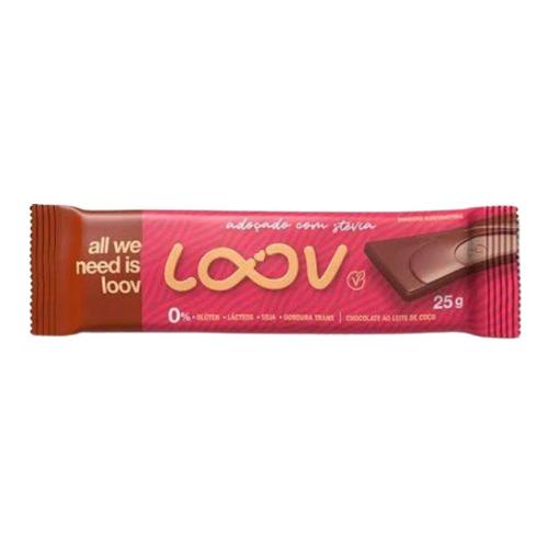 Tablete Loov Chocolate ao Leite 25g Chocolife