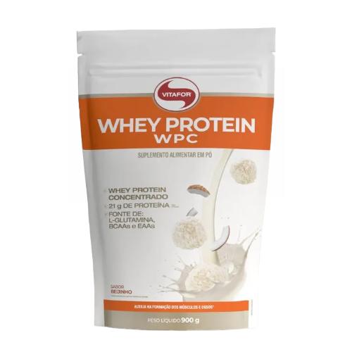 Whey Protein WPC Beijinho 900g Vitafor