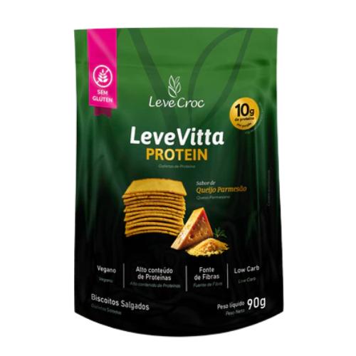 LeveVitta Protein Sabor Queijo Parmesão 90g Leve Croc