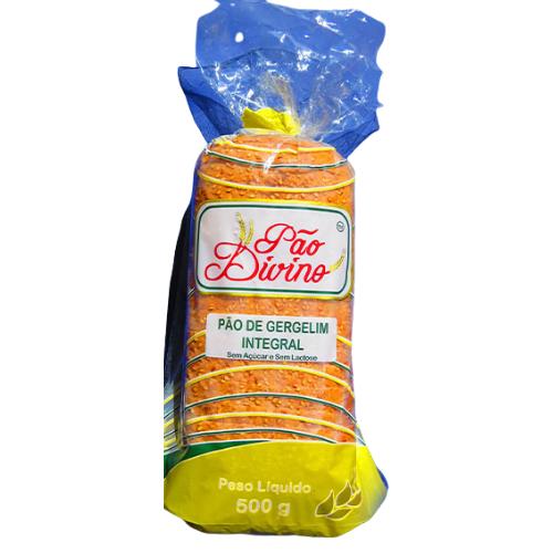 Pão Integral Gergelim 500g Pão Divino Pao Divino