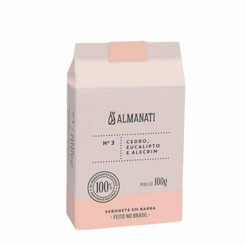 Sabonete em Barra Cedro Eucalipto 100g  Almanati