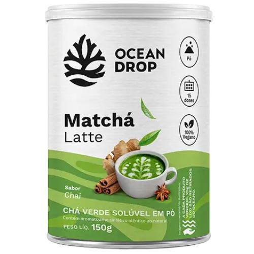 Matchá Latte Ocean Drop Sabor Chai 150g Ocean Drop
