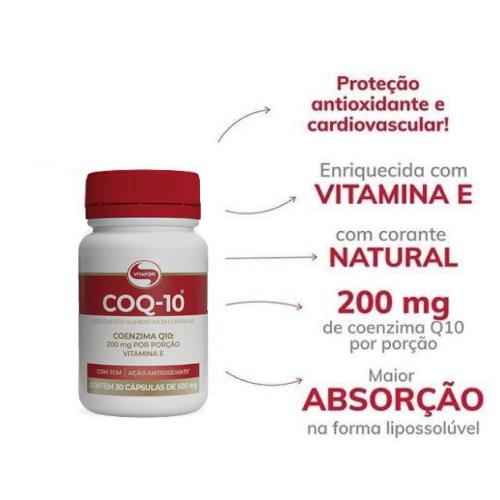 Coenzima Q10 30 Cápsulas 500mg Vitafor