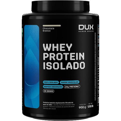 Whey Protein Isolado 900g Chocolate Branco Dux Dux