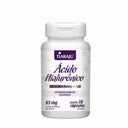 Ácido Hialurônico 65mg 30 Cápsulas Tiaraju