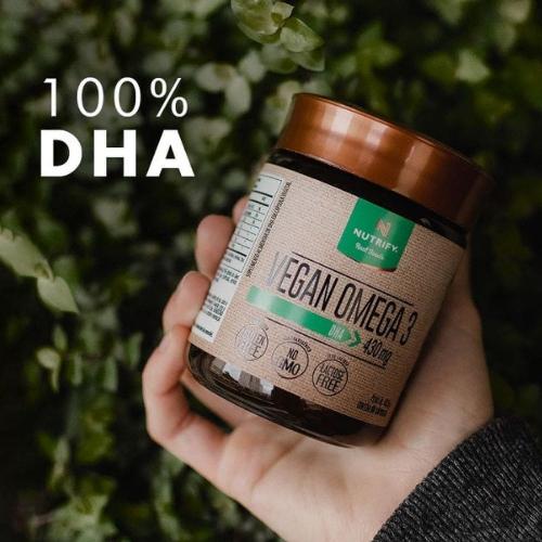 Ômega 3 Vegan DHA 60 Cápsulas Nutrify