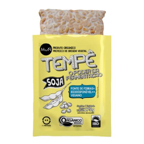 Tempê de Soja Orgânica 275g Mun Artesanal