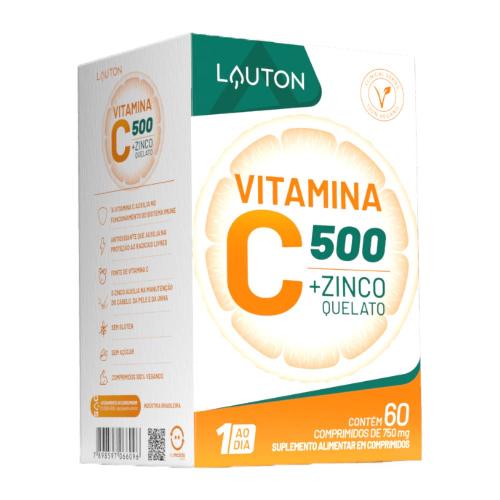 Vitamina C 500mg + Zinco Quelato Lauton