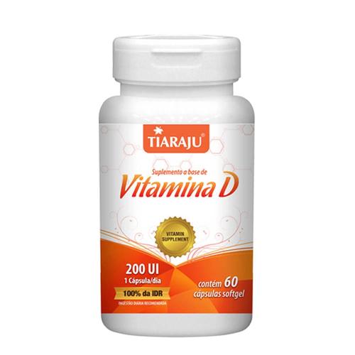 Vitamina D 200UI 60 Cápsulas Tiaraju