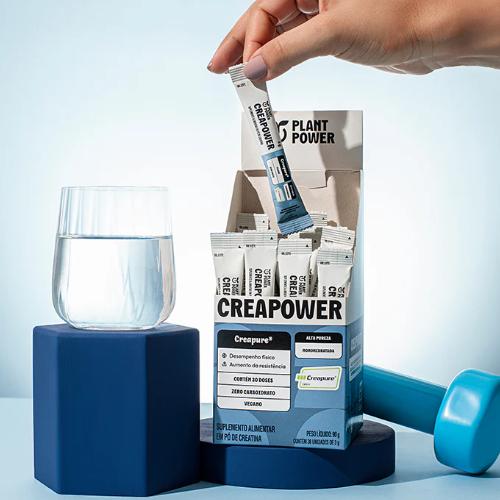 Creatina Creapower Creapure Sachê 3g Plant Power Plant Power