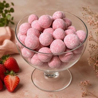 Trufa de Morango com Chocolate ao Leite 100g Emporio Aurea