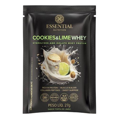 Whey Protein Cookies & Lime Essential Nutrition Sachê 27g