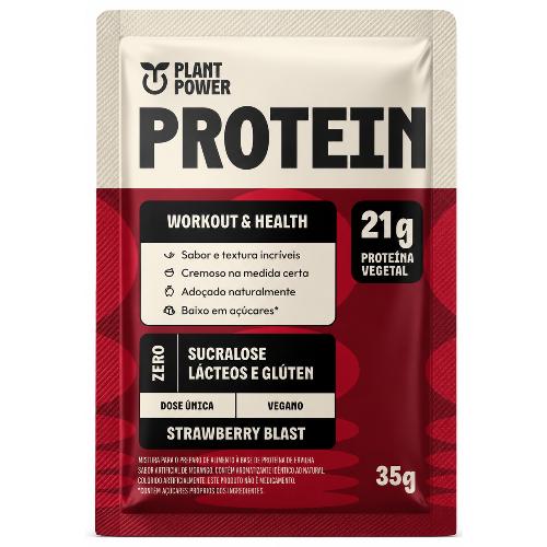 Sache Proteína Vegana Morango Plant Power 35g Plant Power