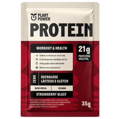Sache Proteína Vegana Morango Plant Power 35g Plant Power