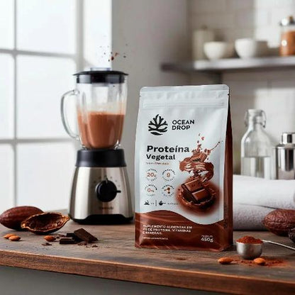 Proteína Vegetal Chocolate Ocean Drop 450g Ocean Drop