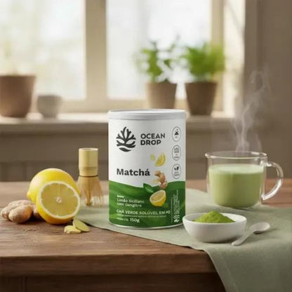 Matcha Limao Siciliano Gengibre 150G Ocean Drop Ocean Drop