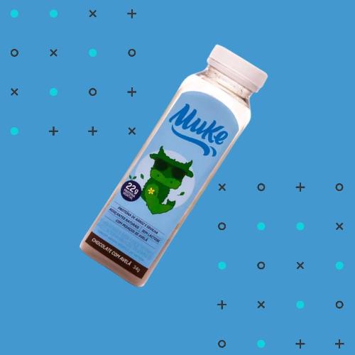 Proteína Vegetal Muke Garrafinha Chocolate com Avelã 30ml +Mu