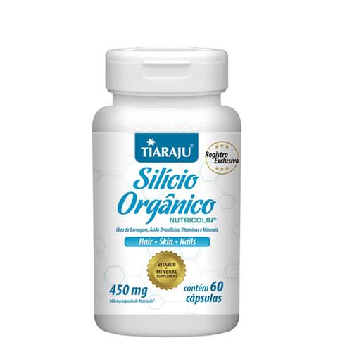 Silício Orgânico 450mg 60 Cápsulas Tiaraju