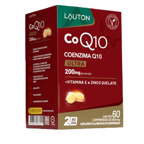 Coenzima Q10 Ultra 200mg 60 Cápsulas Lauton