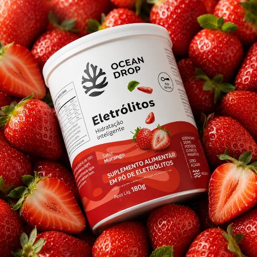 Eletrolitos Morango 180g Ocean Drop Ocean Drop