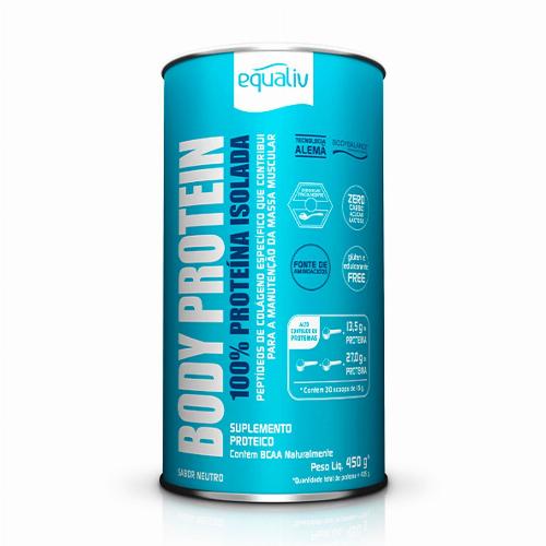 Body Protein Colágeno Neutro 450g Equaliv